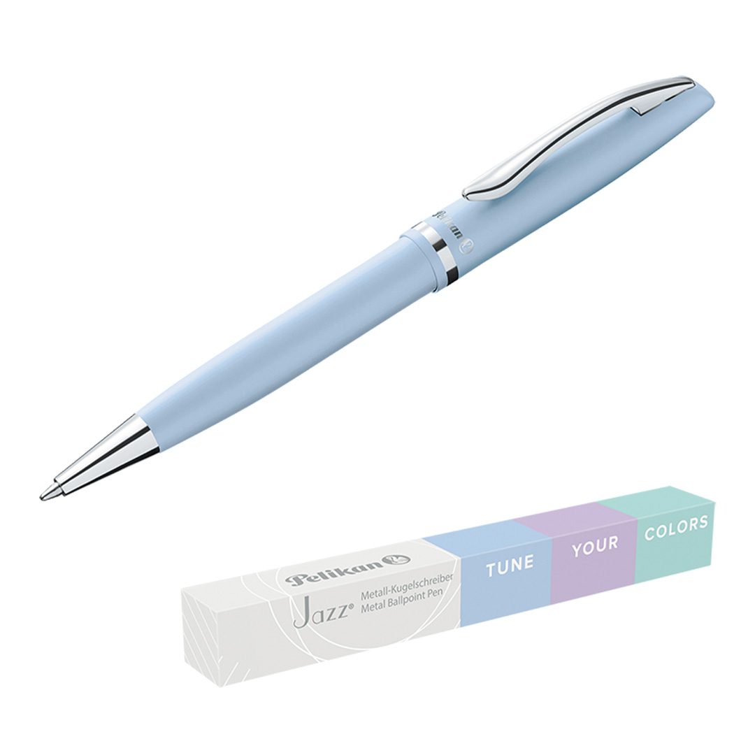  BOLIGRAFO PELIKAN JAZZ PASTEL CELESTE