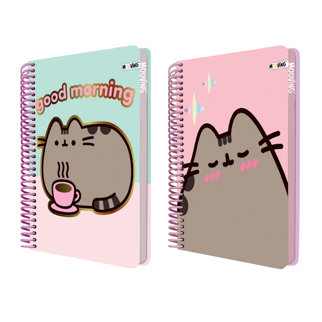  CUADERNO MOOVING PREMIUM CARTA PUSHEEN;
96 HOJAS RAYADO