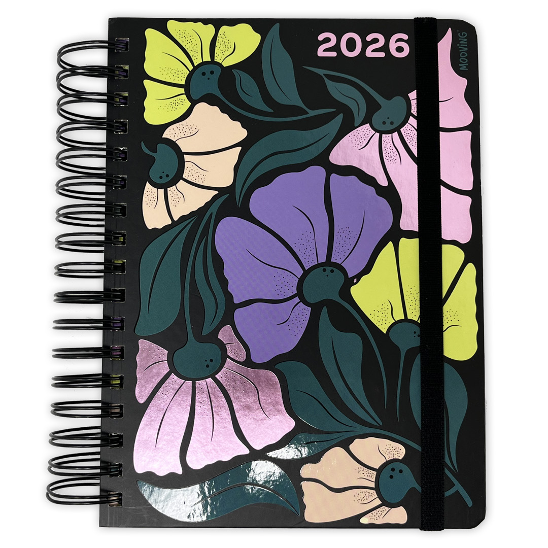  AGENDA MOOVING 16.5 X 22 DIA POR PAGINA GARDEN