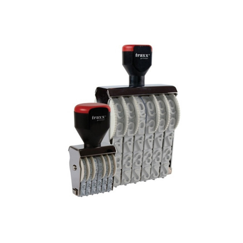  NUMERADOR MANUAL TRAXX 8 BAND 4MM NEGRO