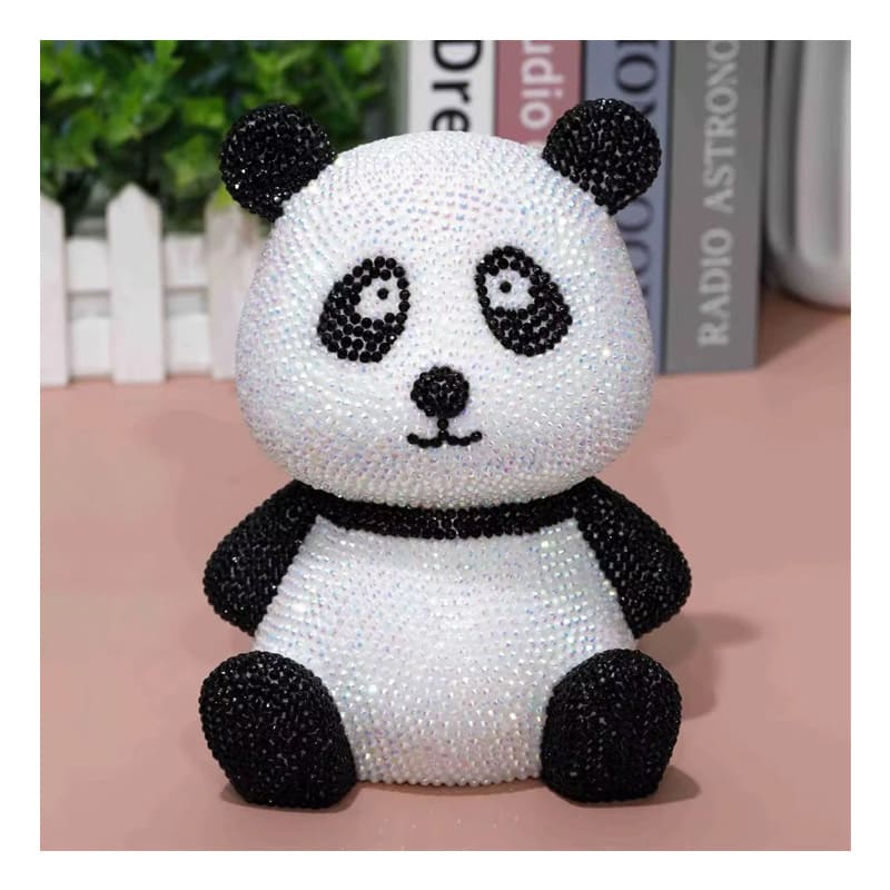  DIAMOND PAINTING 18CM FIGURA 3D ALCANCIA  PANDA