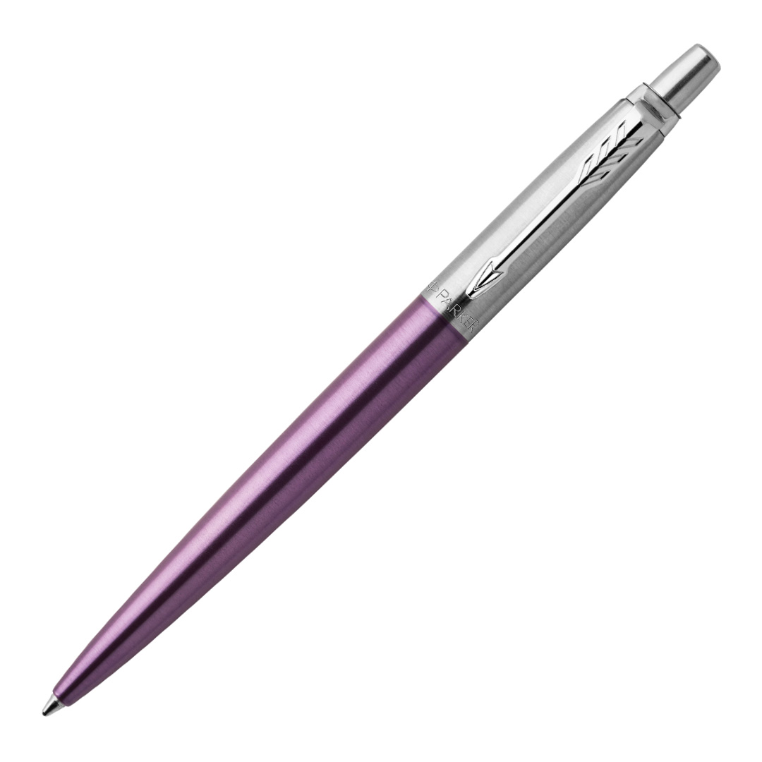  BOLIGRAFO PARKER JOTTER VIOLETA VICTORIA  CLIP PLATA