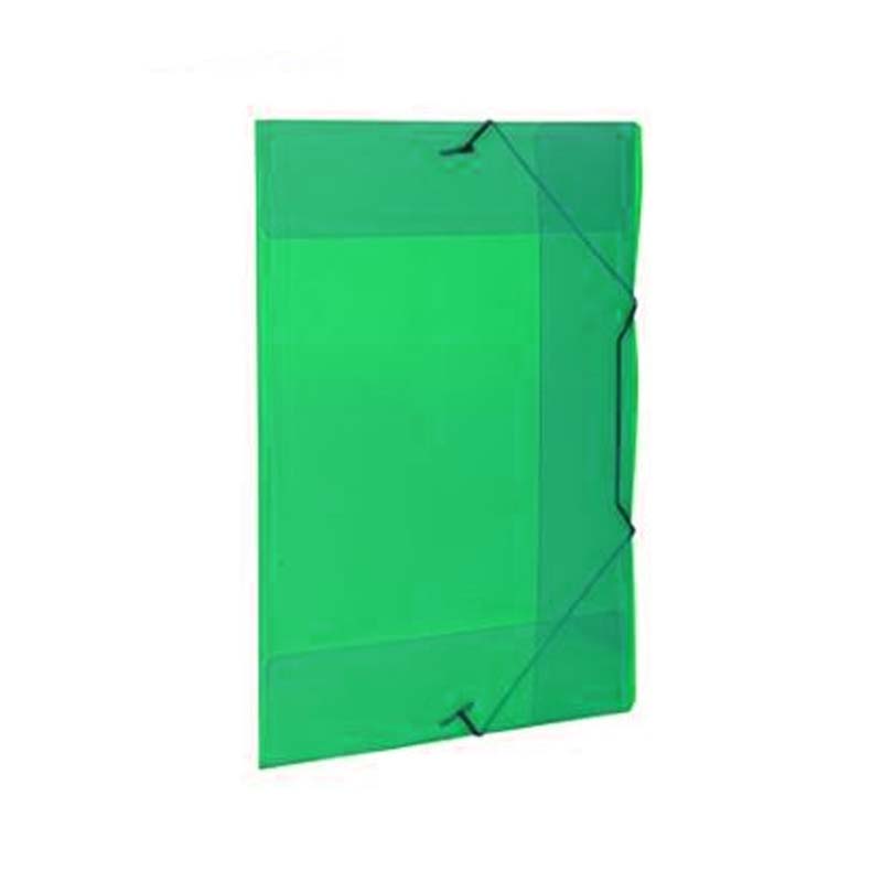  CARPETA 3 SOLAPAS OFICIO AVIOS PP CONELASTICO VERDE