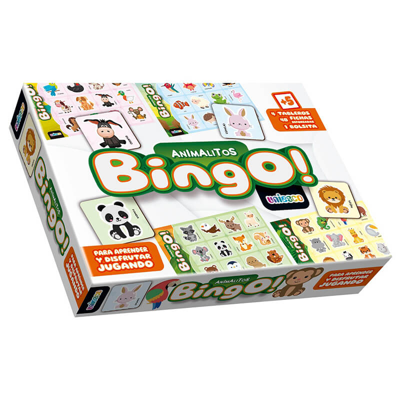 JUEGO UNIESCO BINGO X48 FICHAS  DISEÑOS SURTIDOS