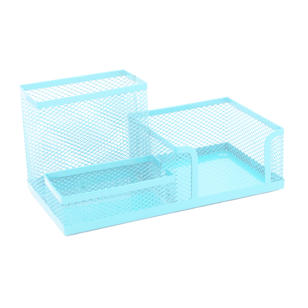  ORGANIZADOR DE ESCRITORIO VALUES ALTO 3;
CAVIDADES PASTEL CELESTE MESH