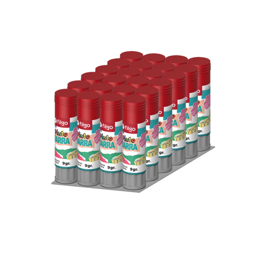  ADHESIVO BARRA FILGO PINTO ESCOLAR 9GR;
DISPLAY X24