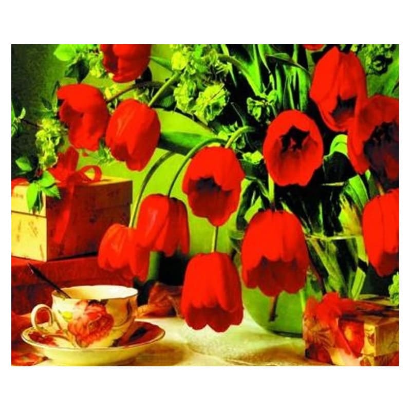  DIAMOND PAINTING 40X50 PUENTE 76523  EN ESTUCHE