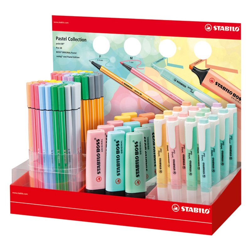  EXHIBIDOR STABILO PASTEL GRANDE X 111PIEZAS SURTIDO