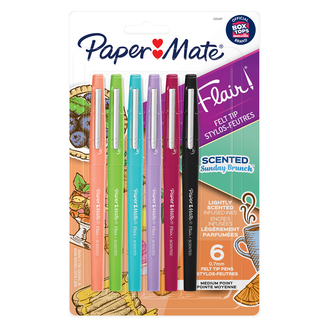  MARCADOR PAPER MATE FLAIR PERFUMADOS  SURTIDO BLISTER X6