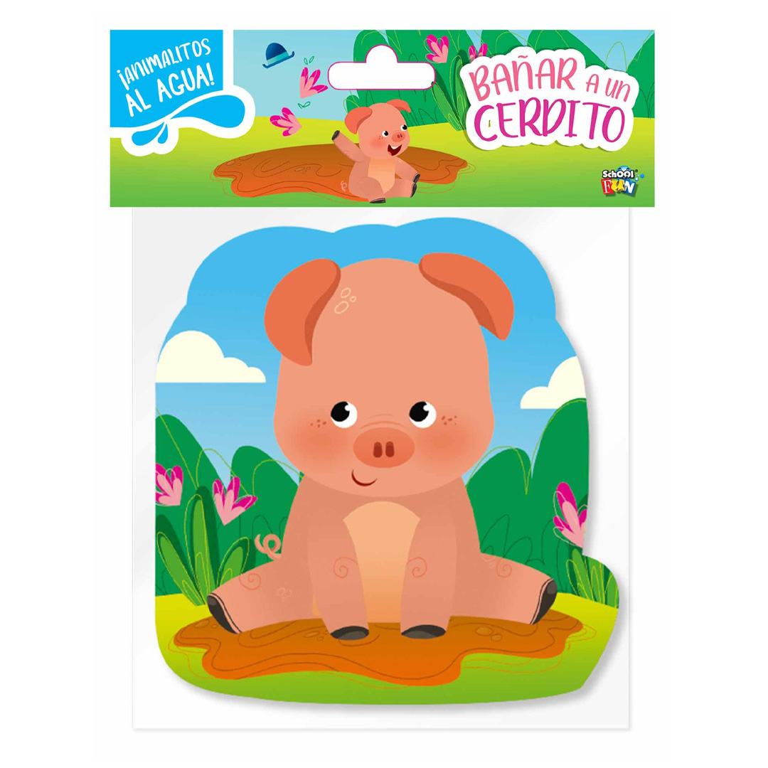  LIBRO PLOW ANIMALES AL AGUA CERDITO