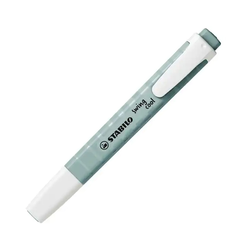  RESALTADOR FINO STABILO SWING COOL X10;
FLUO VERDE TIERRA