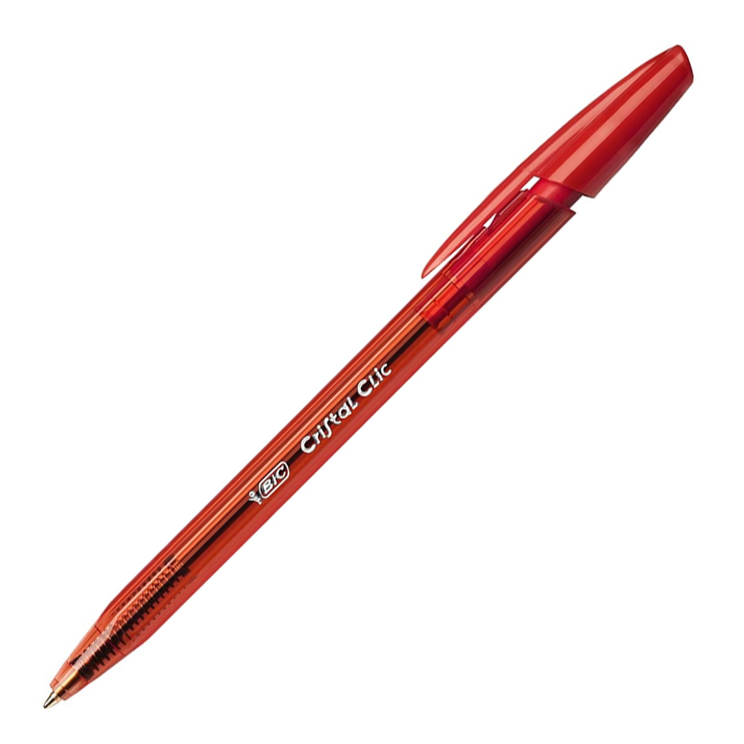  BOLIGRAFO RETRACTIL BIC CLIC ROJO X12