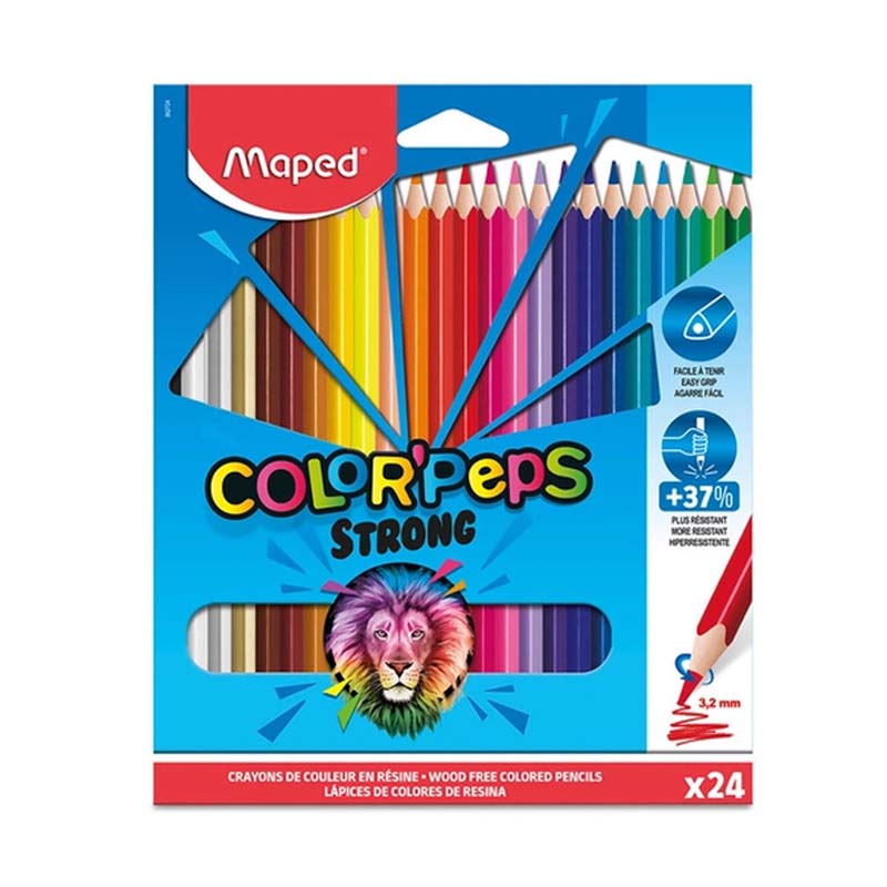  LAPIZ COLOR MAPED STRONG X24