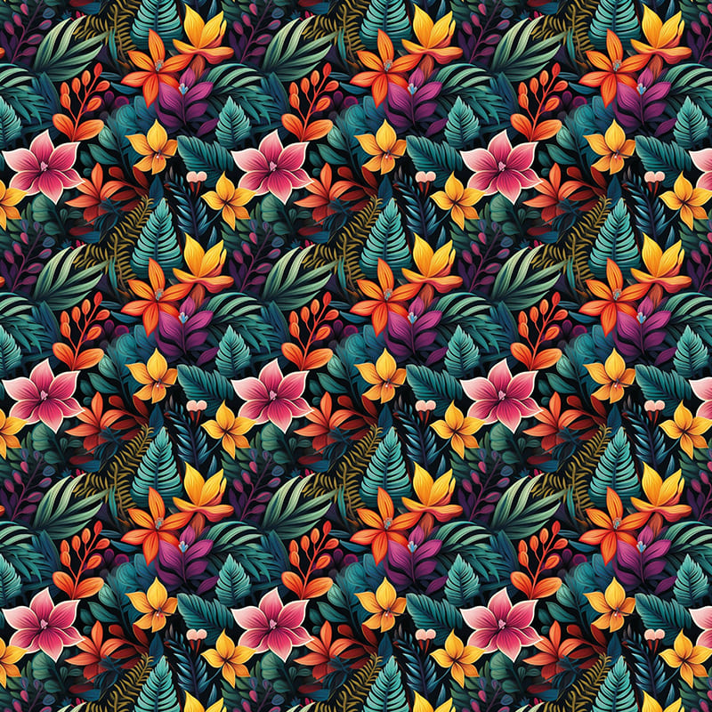  PAPEL AFICHE MURESCO FANTASIA       70X100 X10H FLORES OSCURAS