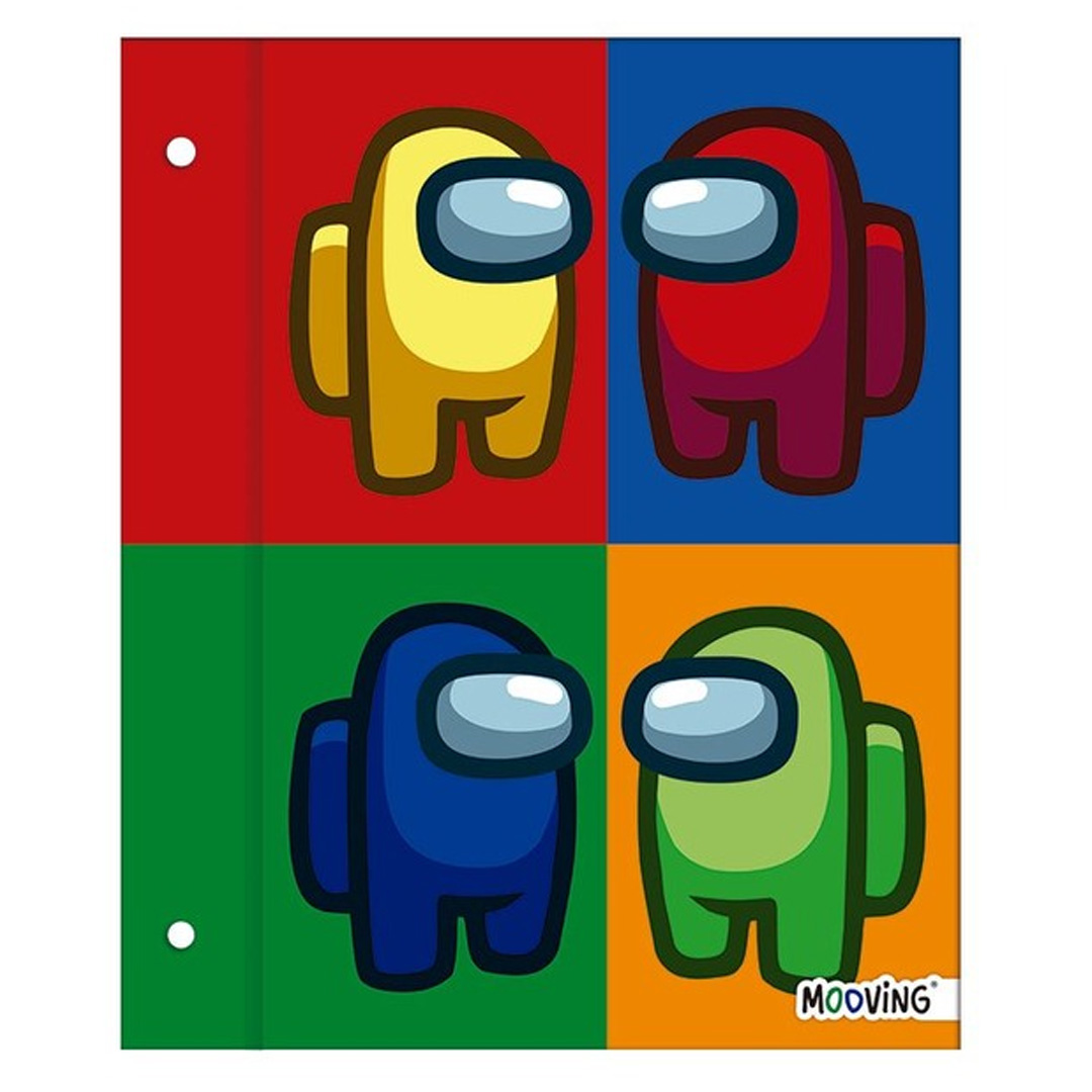  CARPETA ESCOLAR TAPA N3 MOOVING AMONGUS