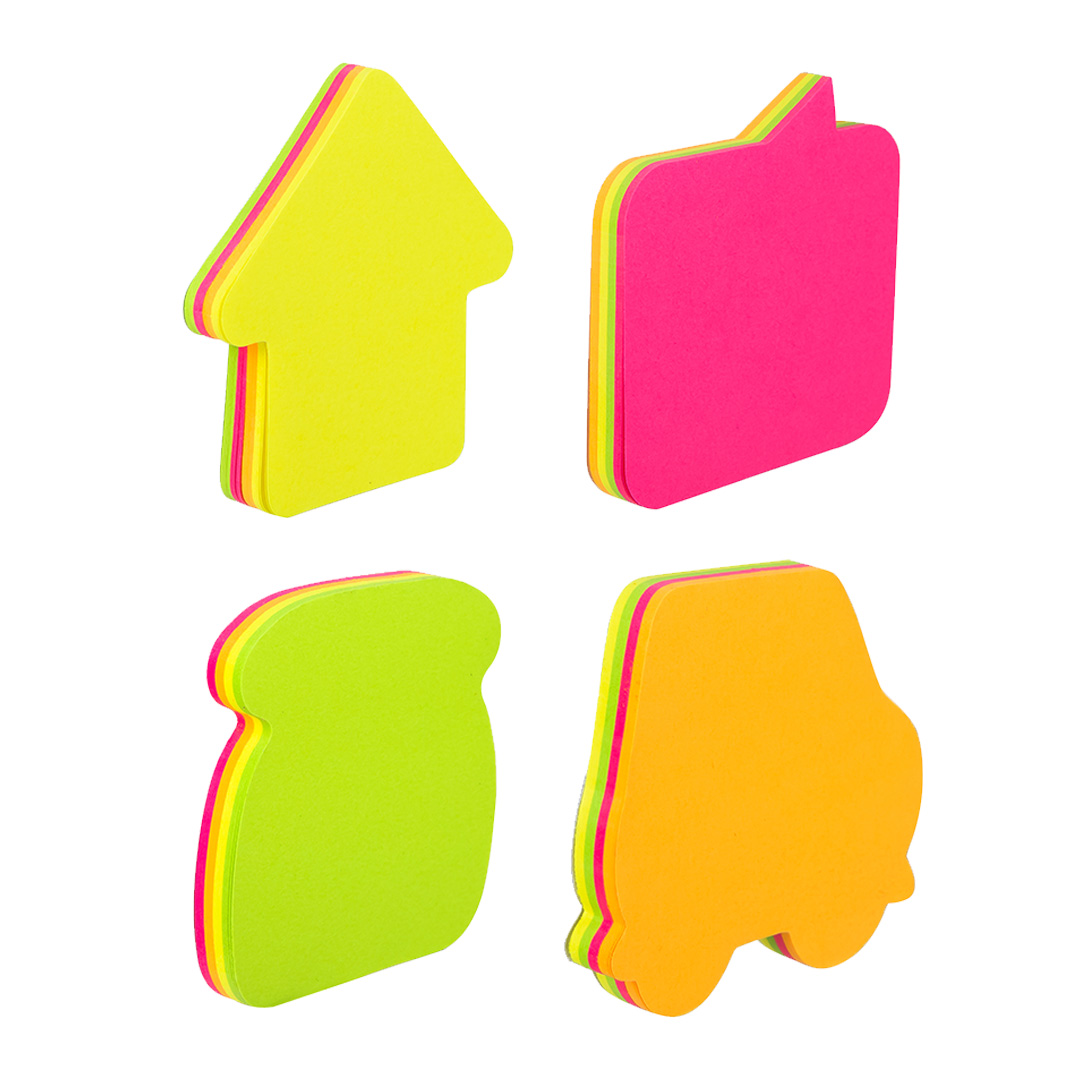  NOTA ADHESIVA DELI NEON SHAPE FLECHA  ESTX12