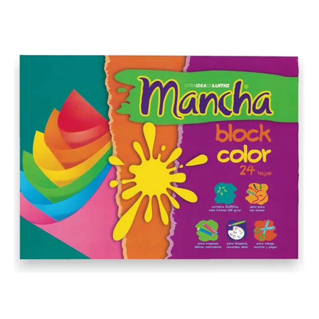  BLOCK N5 MANCHA 24 HOJAS COLOR