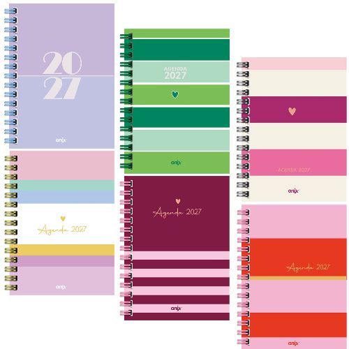  AGENDA ONIX 16X22 N8 ESPIRAL SEMANA ALA VISTA LINES