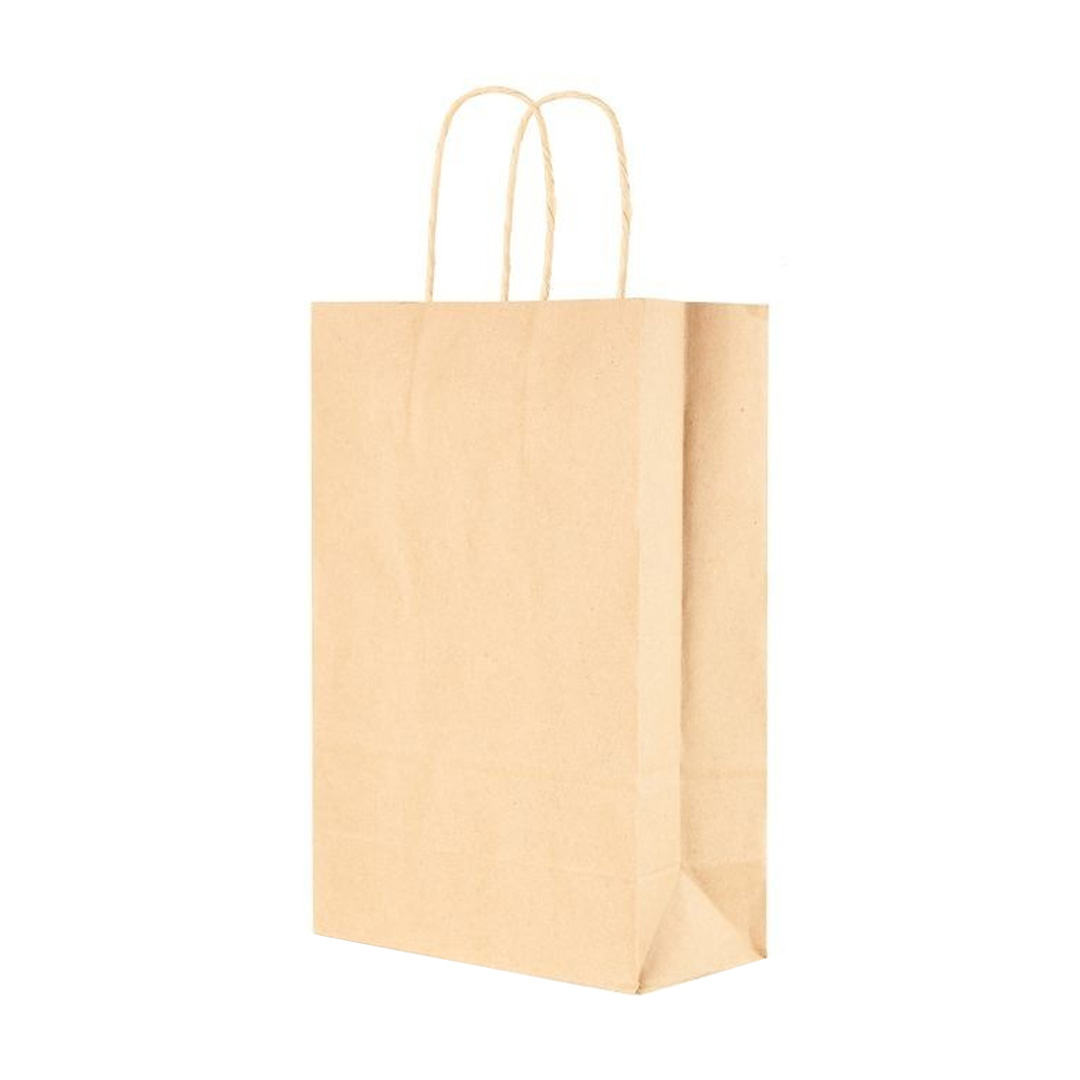  BOLSA PAPEL CON MANIJA KP-2 KRAFT X200;
16x25x8