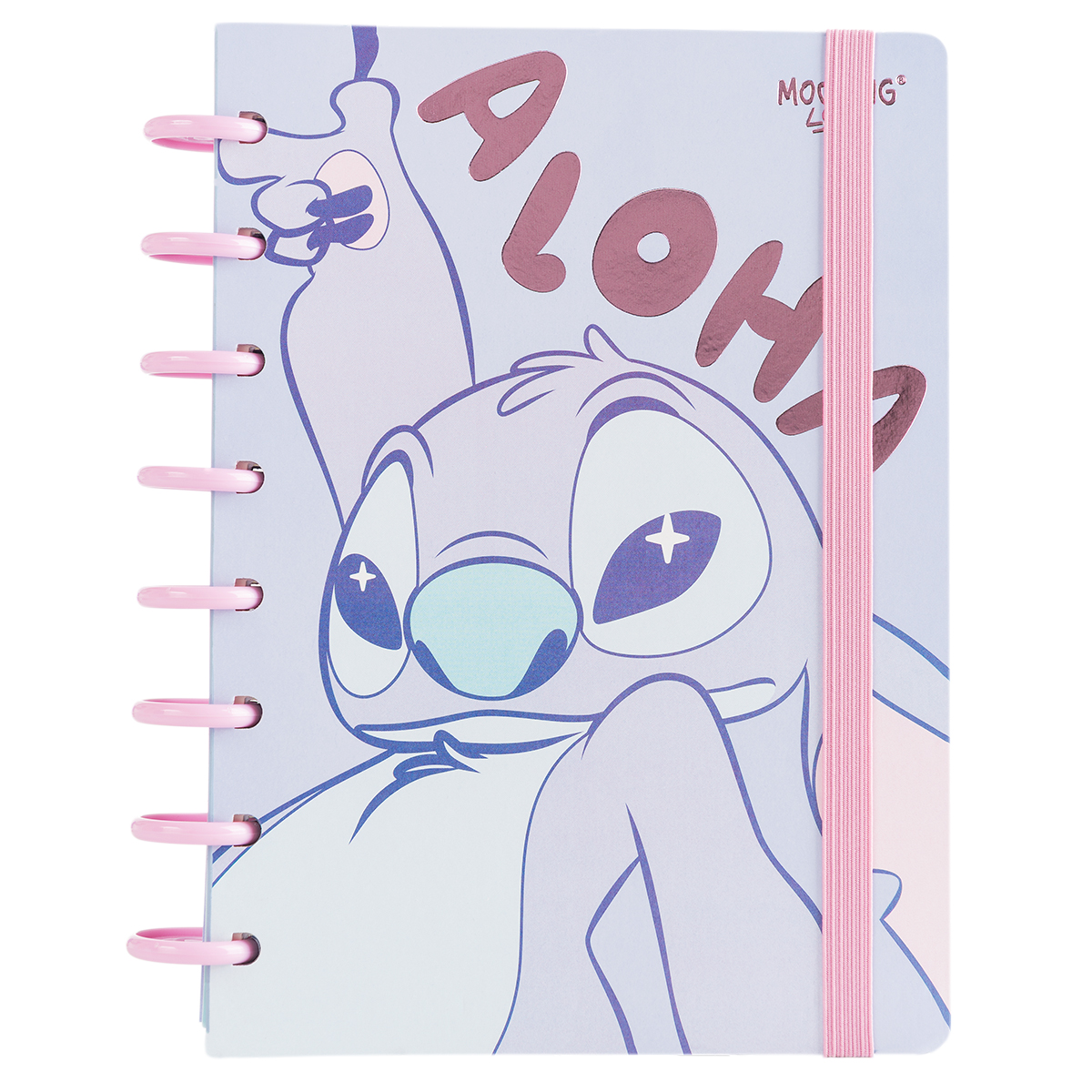  CUADERNO MOOVING LOOP A5 A DISCOS  STITCH