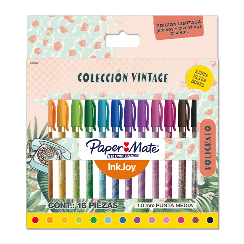  BOLIGRAFO PAPER MATE 100ST VINTAGE  BLISTER X16
