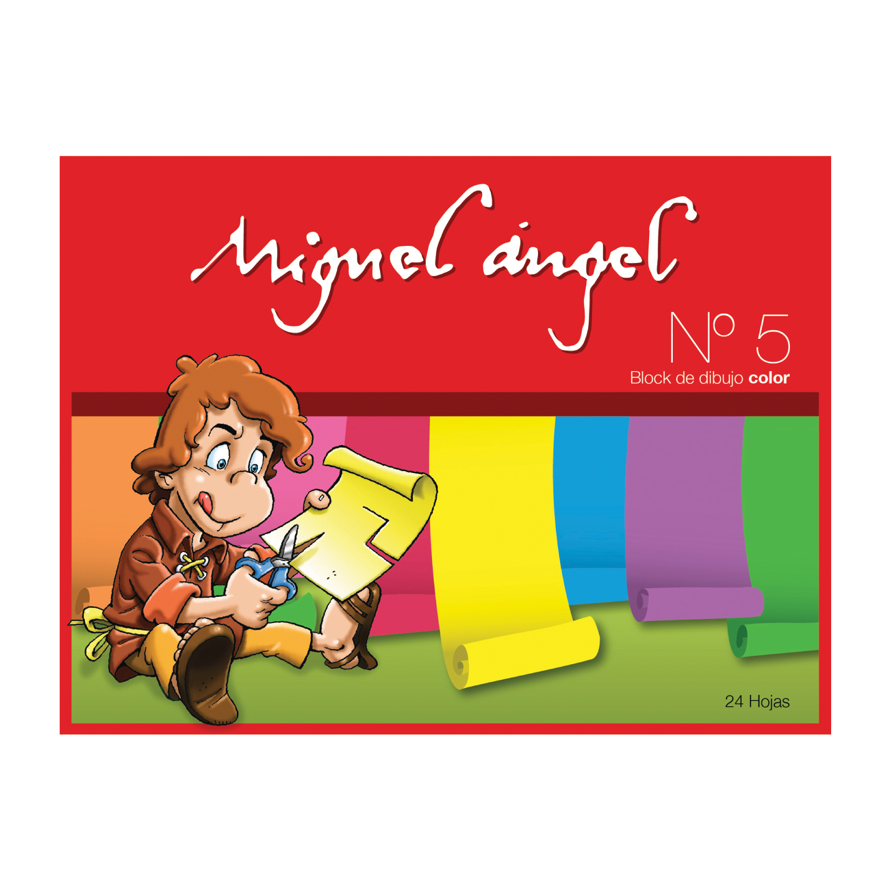  BLOCK N5 MIGUEL ANGEL X 24 HOJAS COLOR