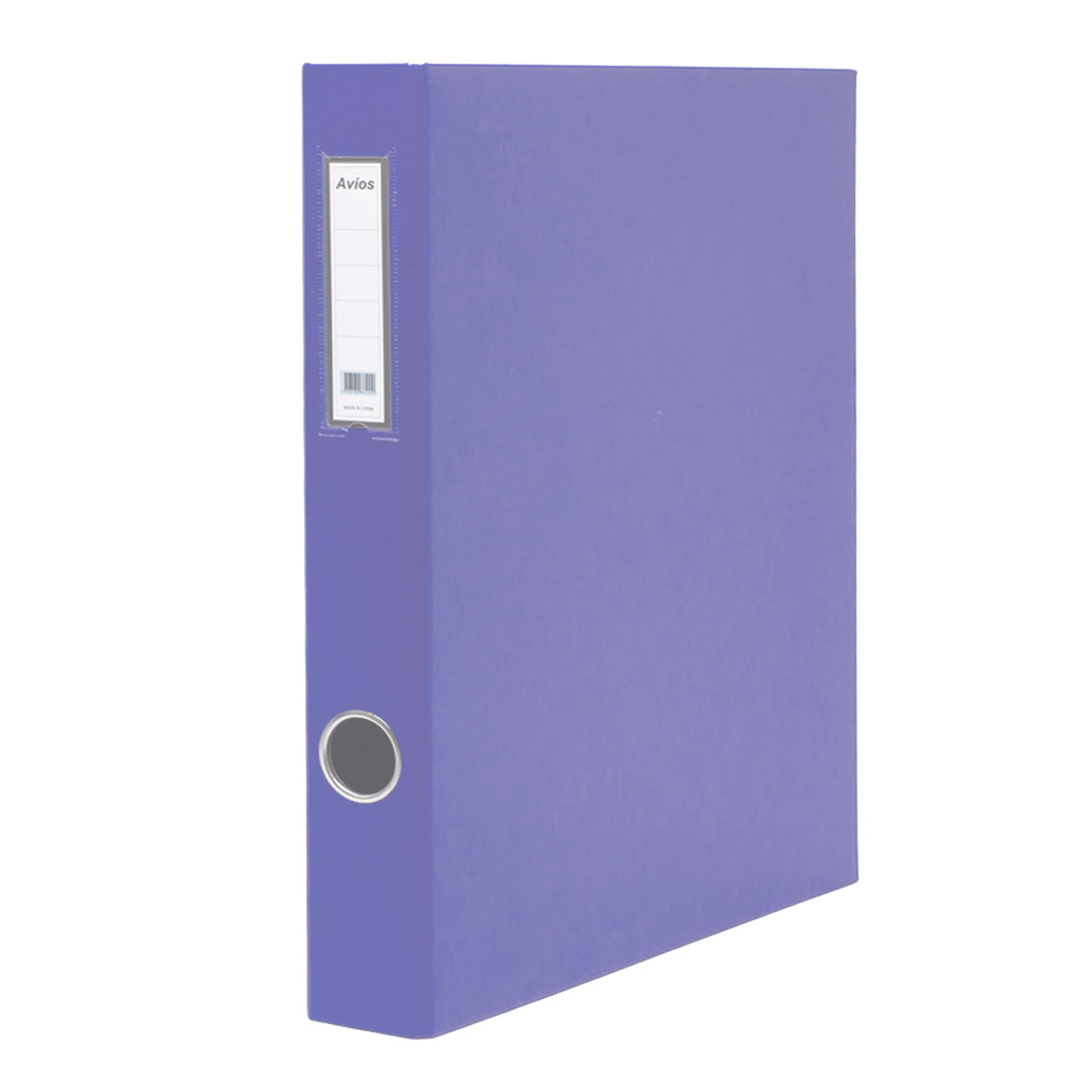  CARPETA OFICIO 2X40 AVIOS PVC PASTEL  VIOLETA
