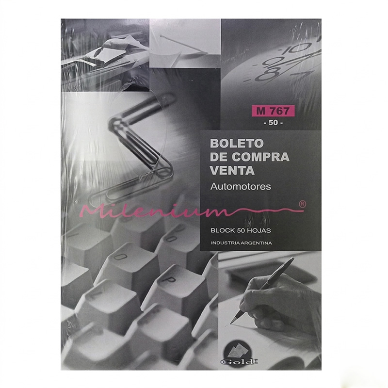  TALONARIO CRISWAL CARTA COMPRAVENTA  AUTOMOTOR CONTADO 50 HOJAS