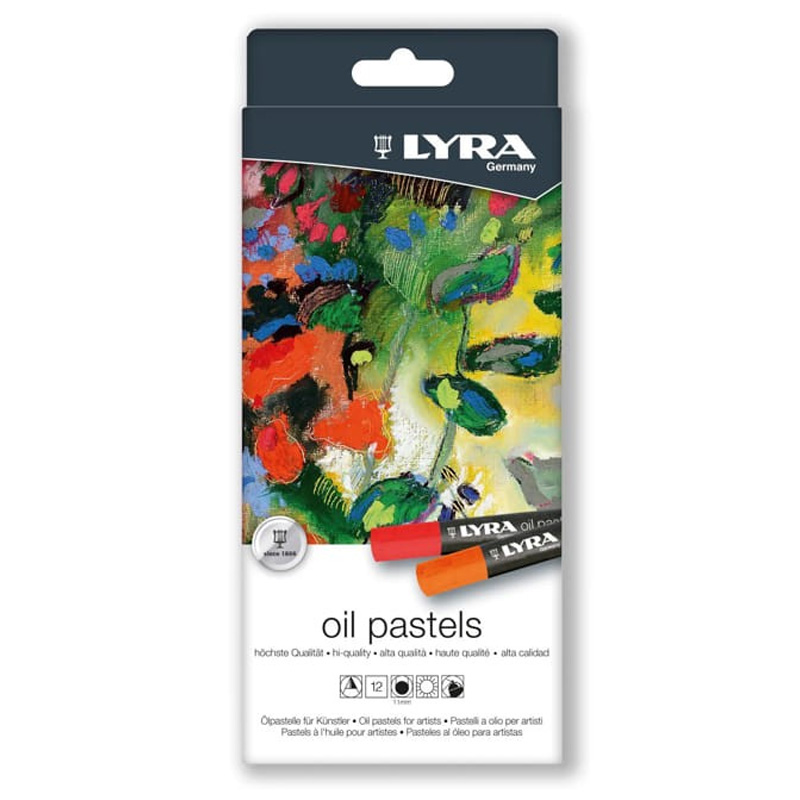  PASTEL AL OLEO LYRA X12