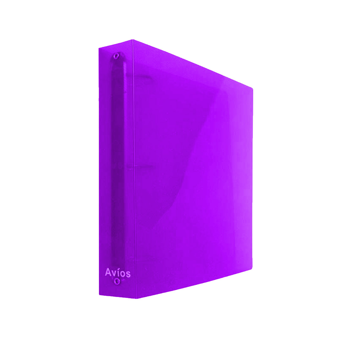  CARPETA ESCOLAR AVIOS 3X40 PP VIOLETA