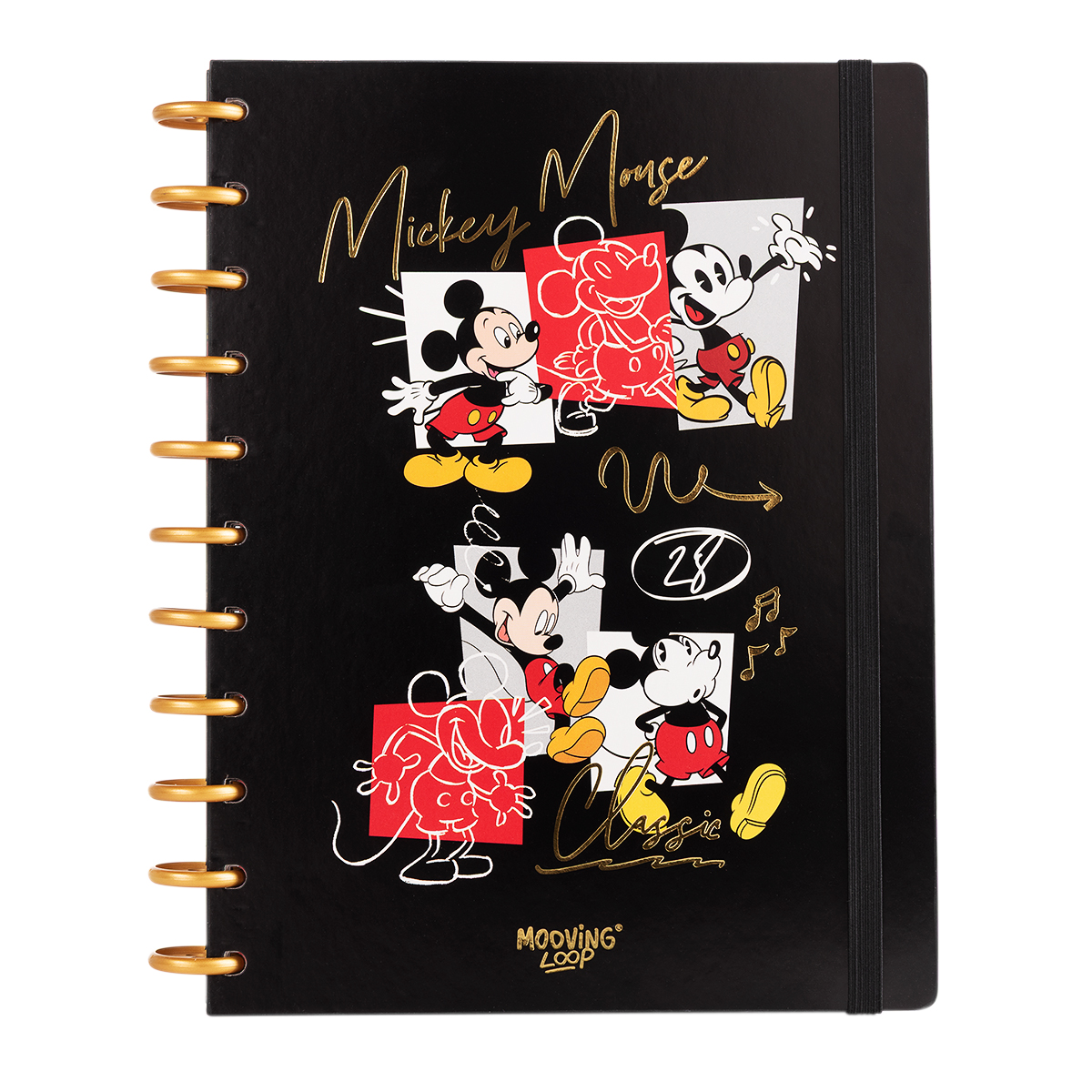  CUADERNO MOOVING LOOP CARTA A DISCOS  MICKEY