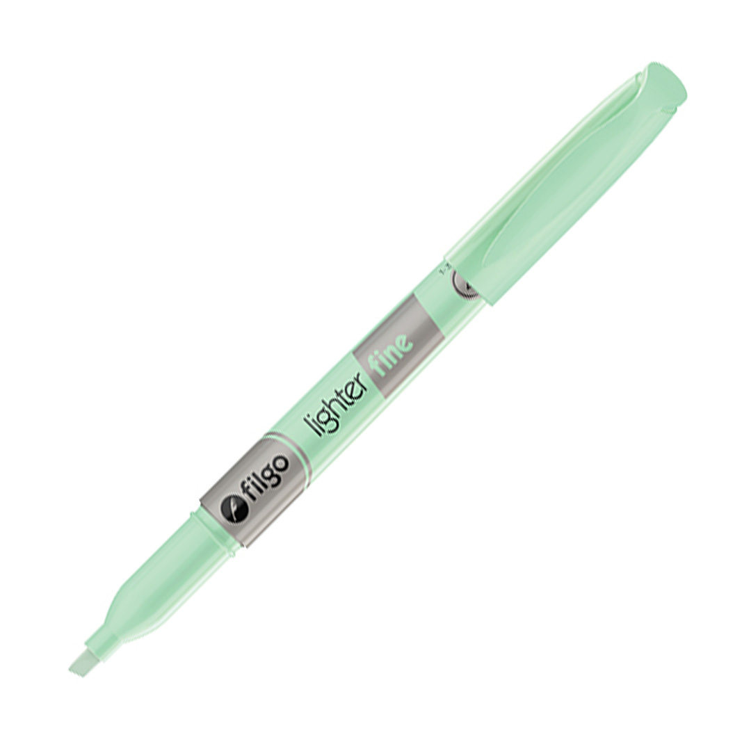  RESALTADOR FINO FILGO X12 PASTEL VERDE