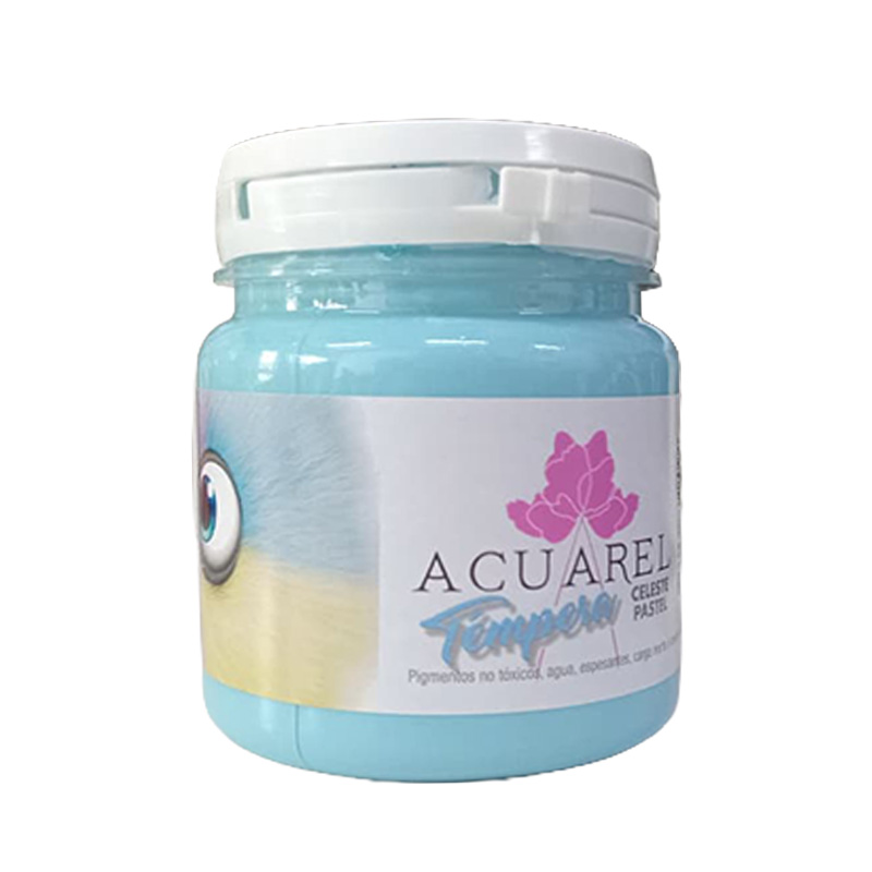  TEMPERA ACUAREL POTE 250GR PASTELCELESTE