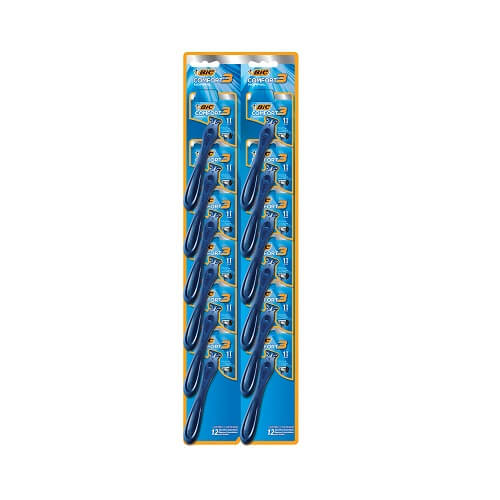  AFEITADORA BIC COMFORT 3 ACTION NORMAL;
CARTELA X12 (SOLO BULTO CERRADO)