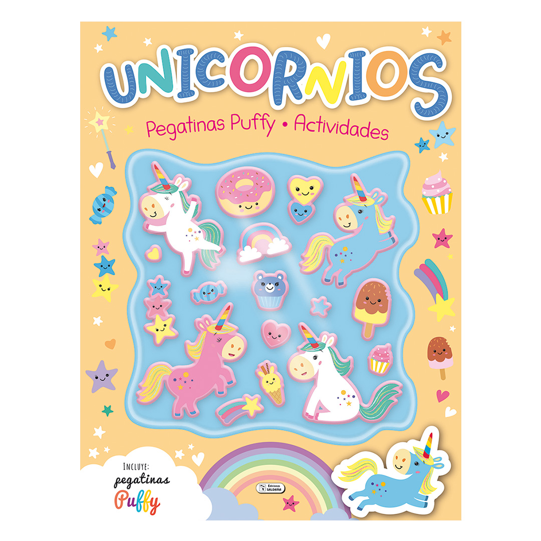  LIBRO PLOW PEGATINAS PUFF ACTIVIDADES;
UNICORNIO