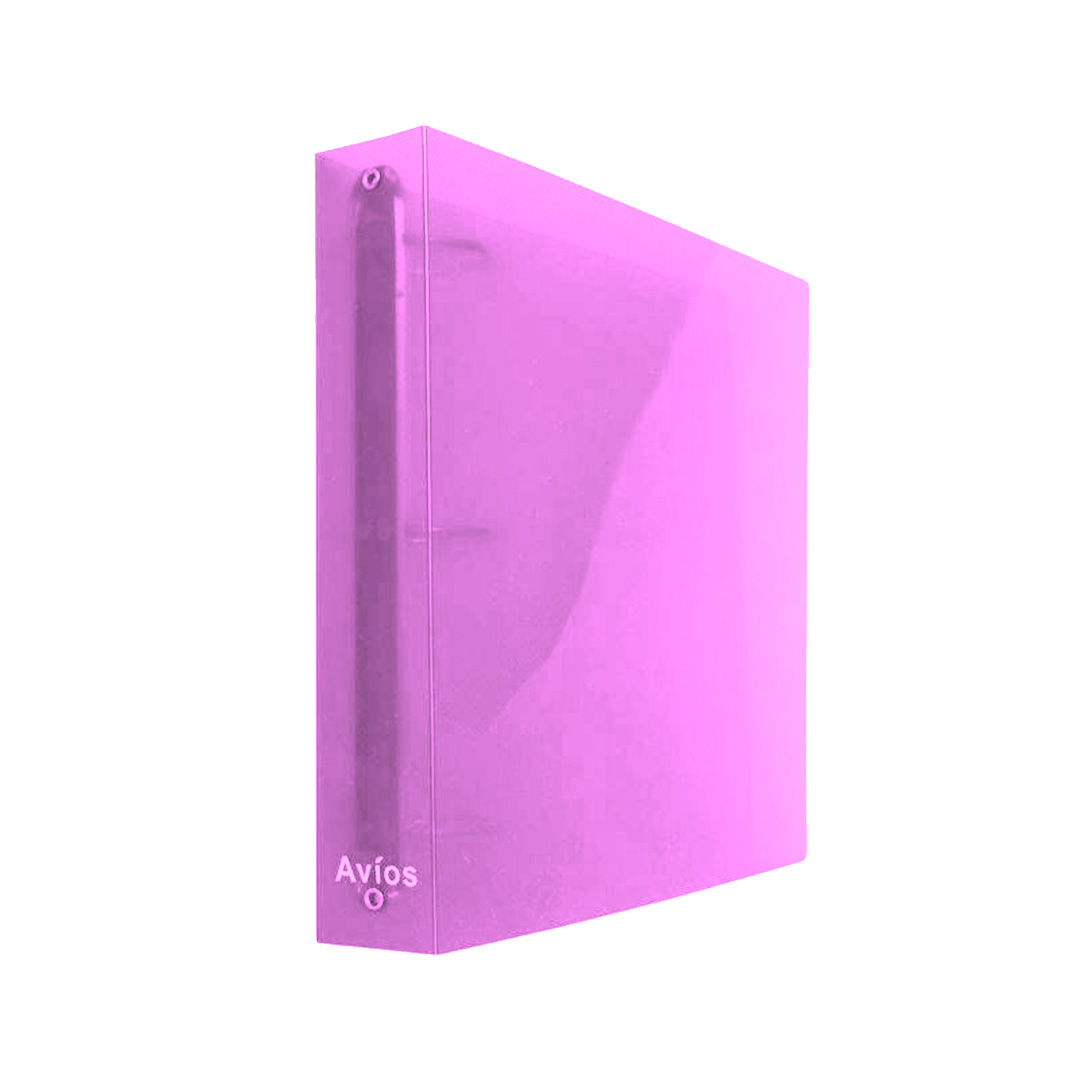  CARPETA ESCOLAR AVIOS 3X40 PP ROSA
