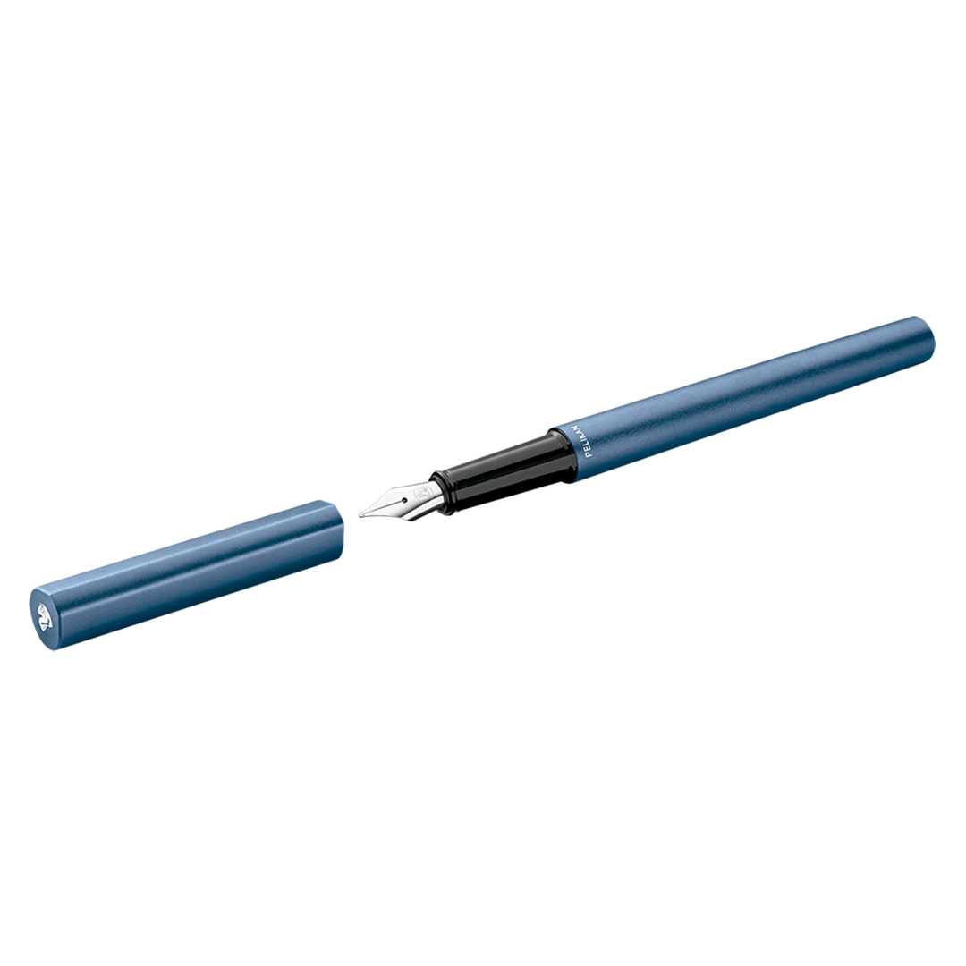  PLUMA PELIKAN INEO OCEAN BLUE CAJA METAL
