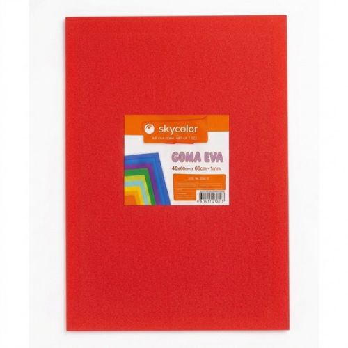  GOMA EVA SKYCOLOR 40X60 X10 ROJA 1.6MM