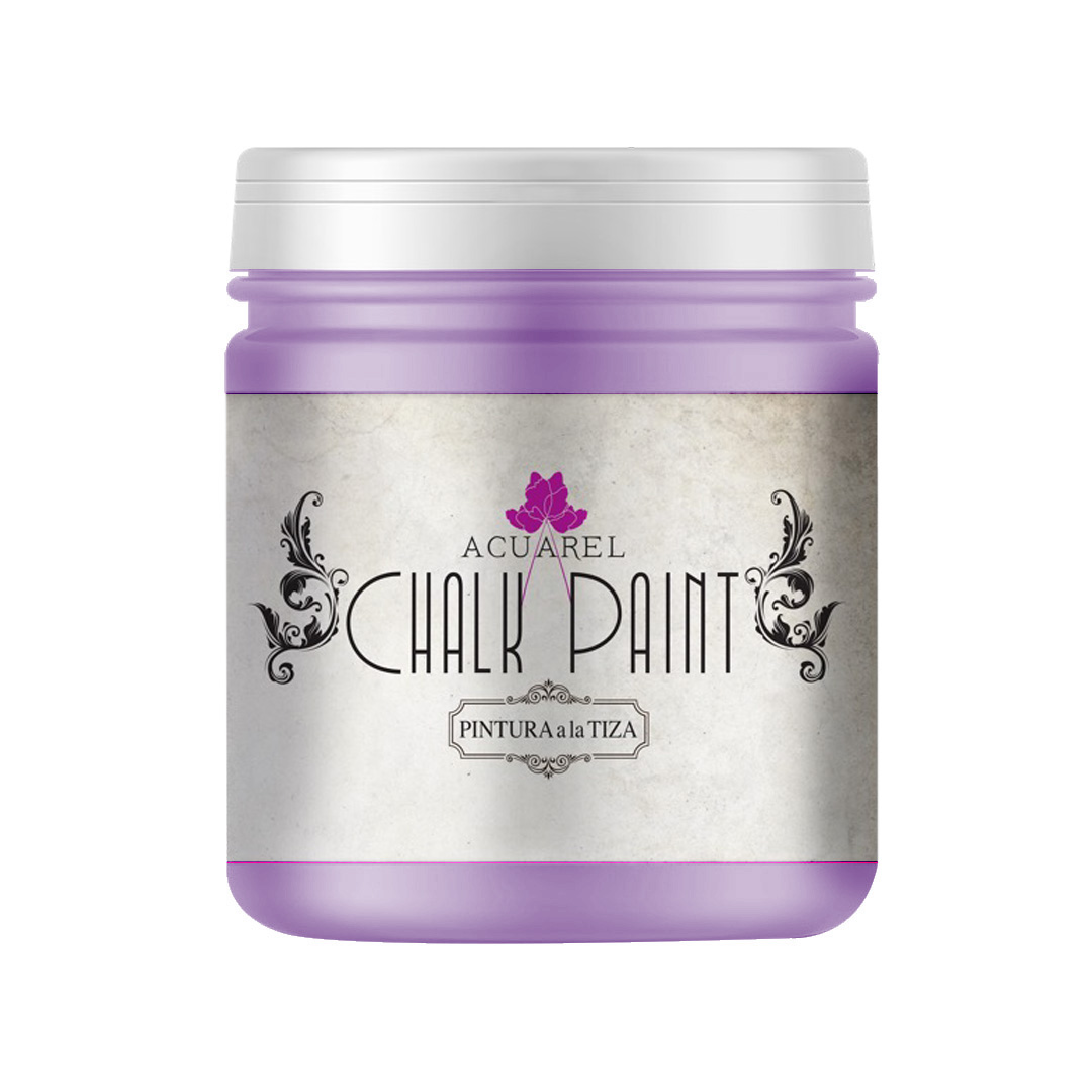  PINTURA A LA TIZA ACUAREL POTE 200  GRAMOS LAVANDA