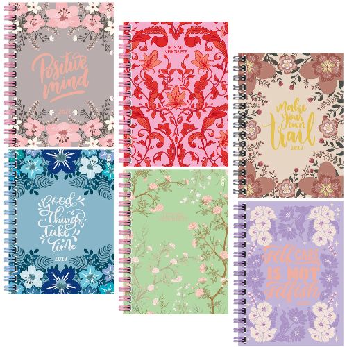  AGENDA ONIX 16X22 N8 ESPIRAL DIA POR  PAGINA ECO ROCOCO