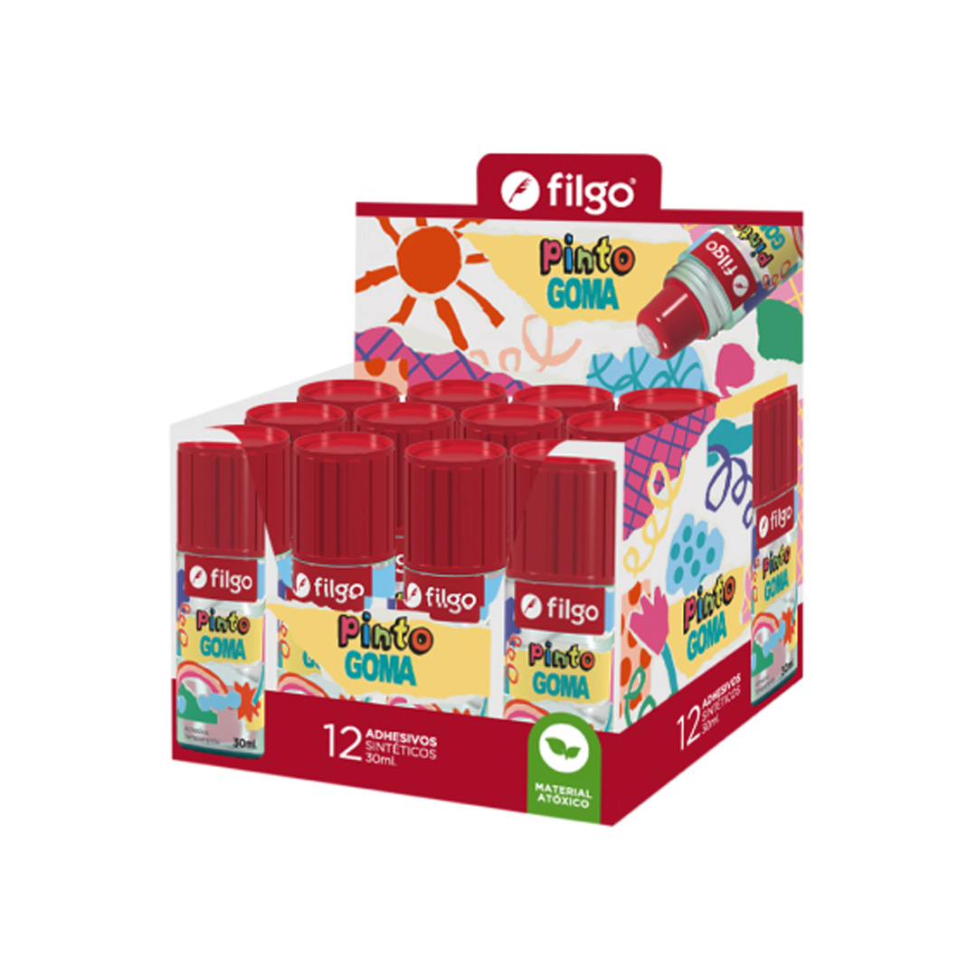  ADHESIVO SINTETICO FILGO PINTO GOMA 30CC  X12