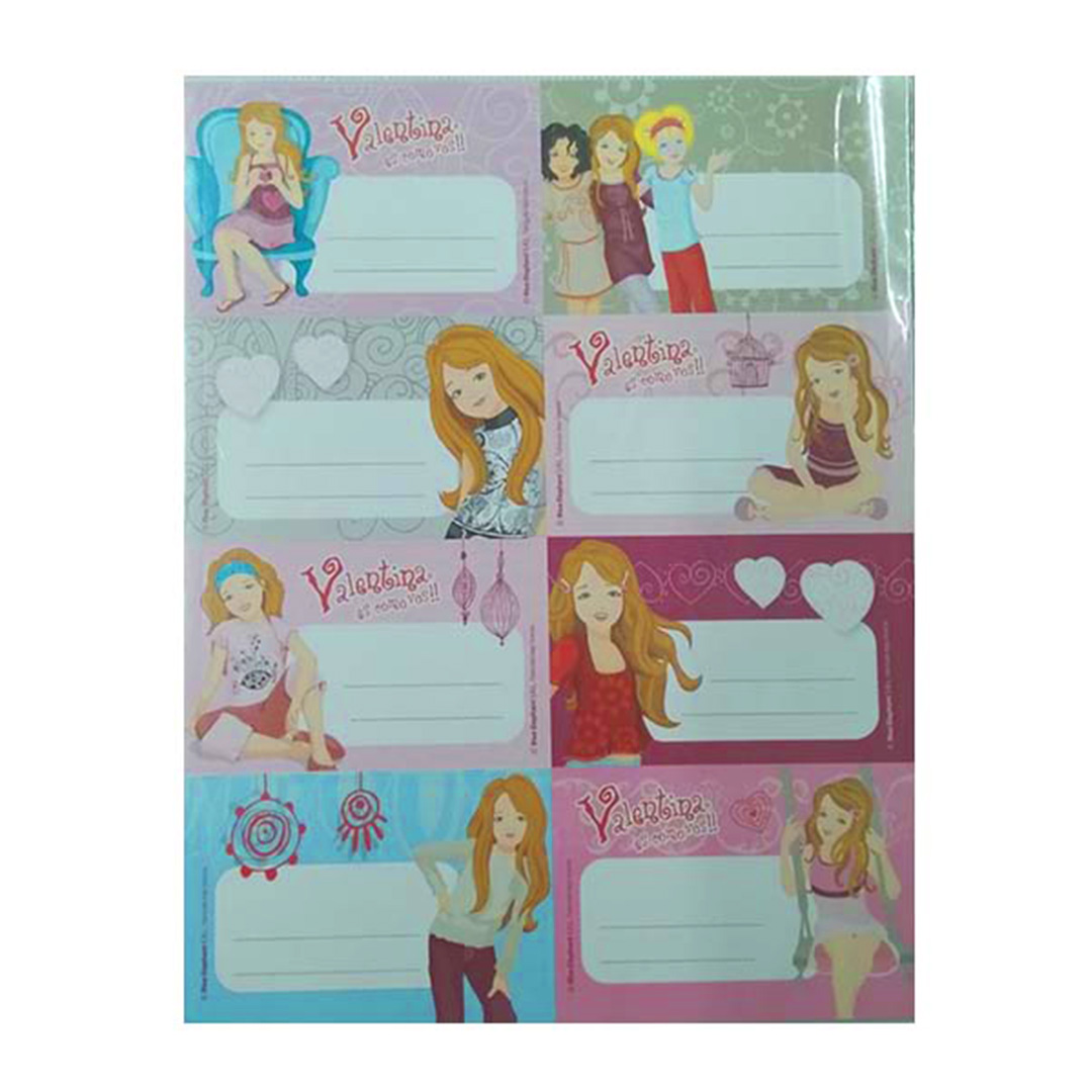  ETIQUETA ESCOLAR PPR VALENTINA X16