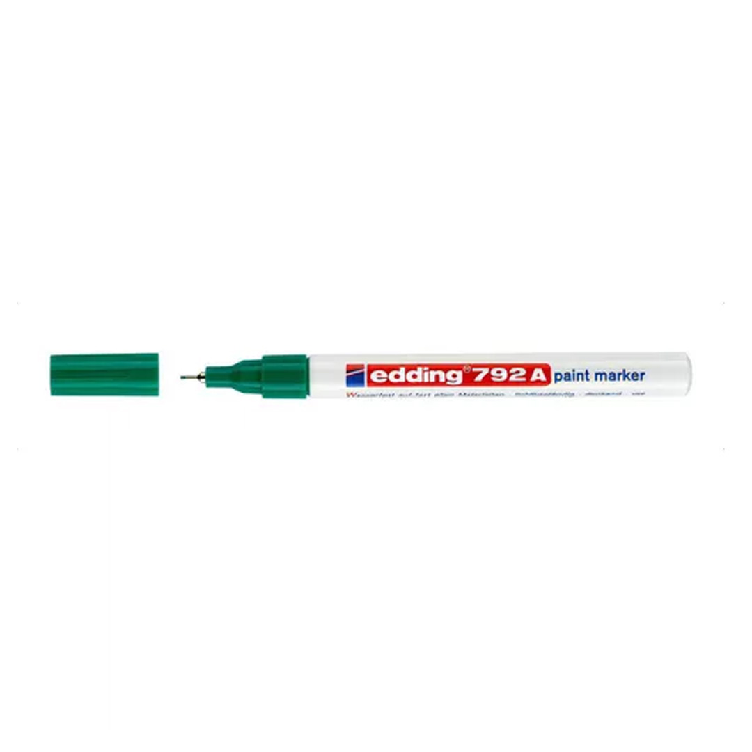  MARCADOR PERMANENTE EDDING ESMALTE  ULTRAFINO E-792 VERDE