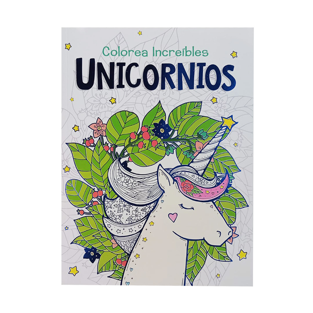  LIBRO PLOW COLOREA INCREIBLES UNICORNIOS