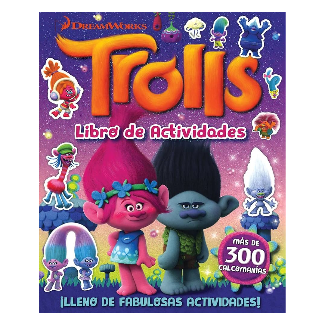 LIBRO PLOW TROLLS LIBRO DE ACTIVIDADES +  300 STICKERS