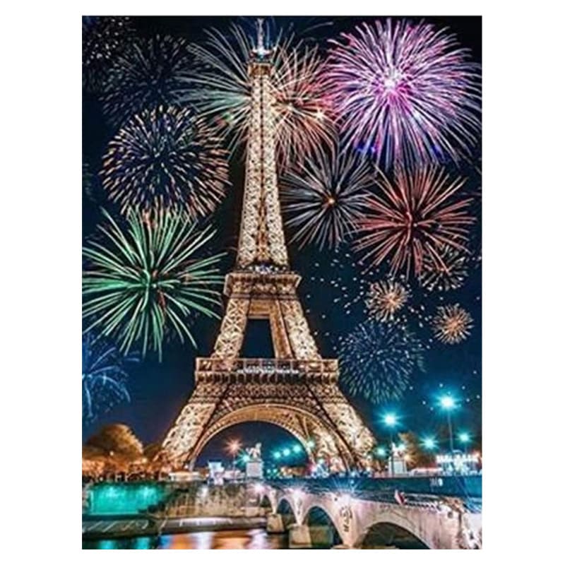  DIAMOND PAINTING 40X50 TORRE ROSA 77700 EN ESTUCHE