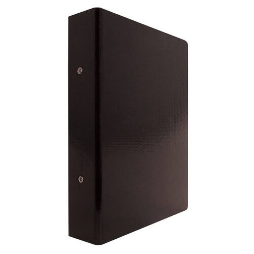 CARPETA OFICIO 2X40 EZCO FIBRA NEGRA