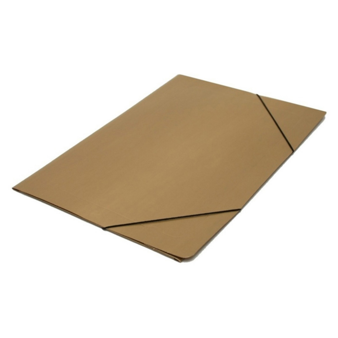  CARPETA 3 SOLAPAS N6 HASENAUER MARRONCON ELASTICO