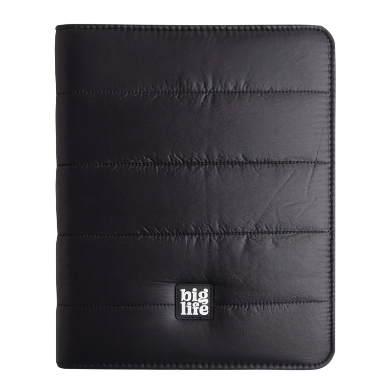  PLANNER BIG LIFE 20X26 DIA X PAGINA  PUFFER NEGRA 162 PAGINAS