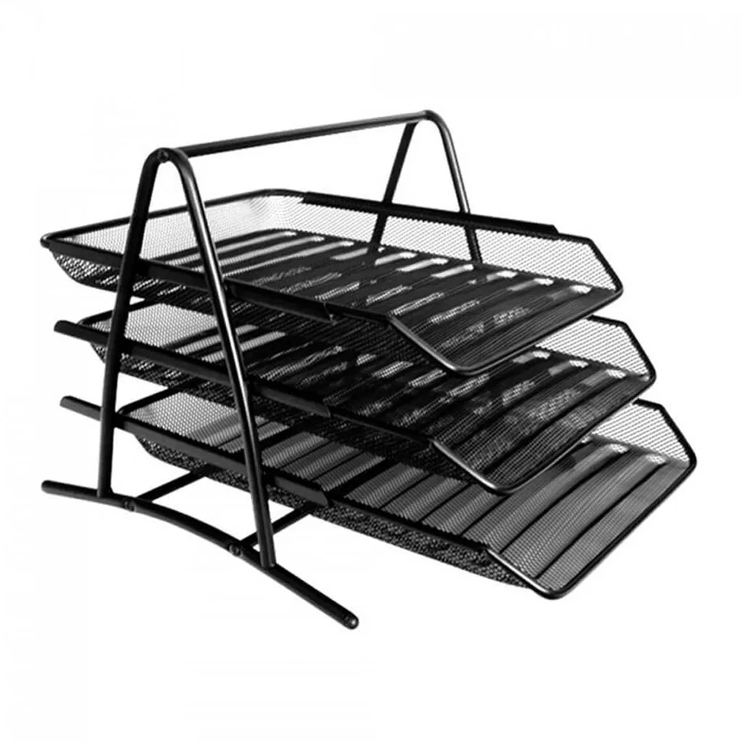  BANDEJA A4 TRIPLE VALUES MESH NEGRO